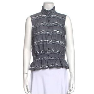 ALICE RITTER
 Lace Pattern Top